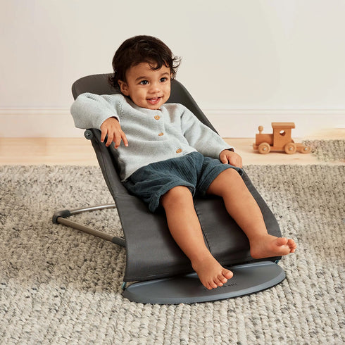 BabyBjörn Baby Bouncers BLISS Woven, Classic Quilt, Anthracite