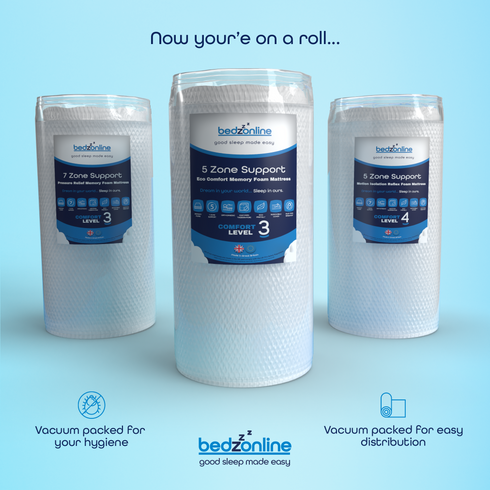 Eco Comfort Breathable Memory Foam Mattress 5 Zone