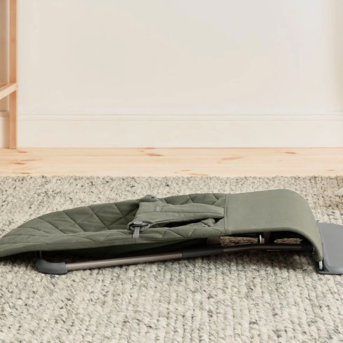 BabyBjörn Baby Bouncers BLISS Woven, Classic Quilt, Dark Green