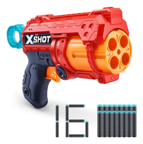 XShot Excel Fury 4 Blaster (16 Darts)