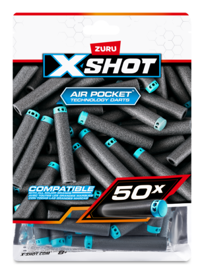 XShot Excel 50 Pack Refill Darts