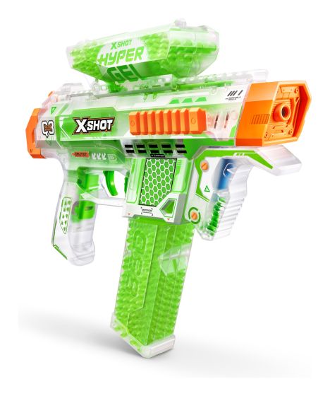 XShot Hyper Gel Glow In The Dark Nightstrike Blaster (5,000 Glow In The Dark Hyper Gel Pellets)