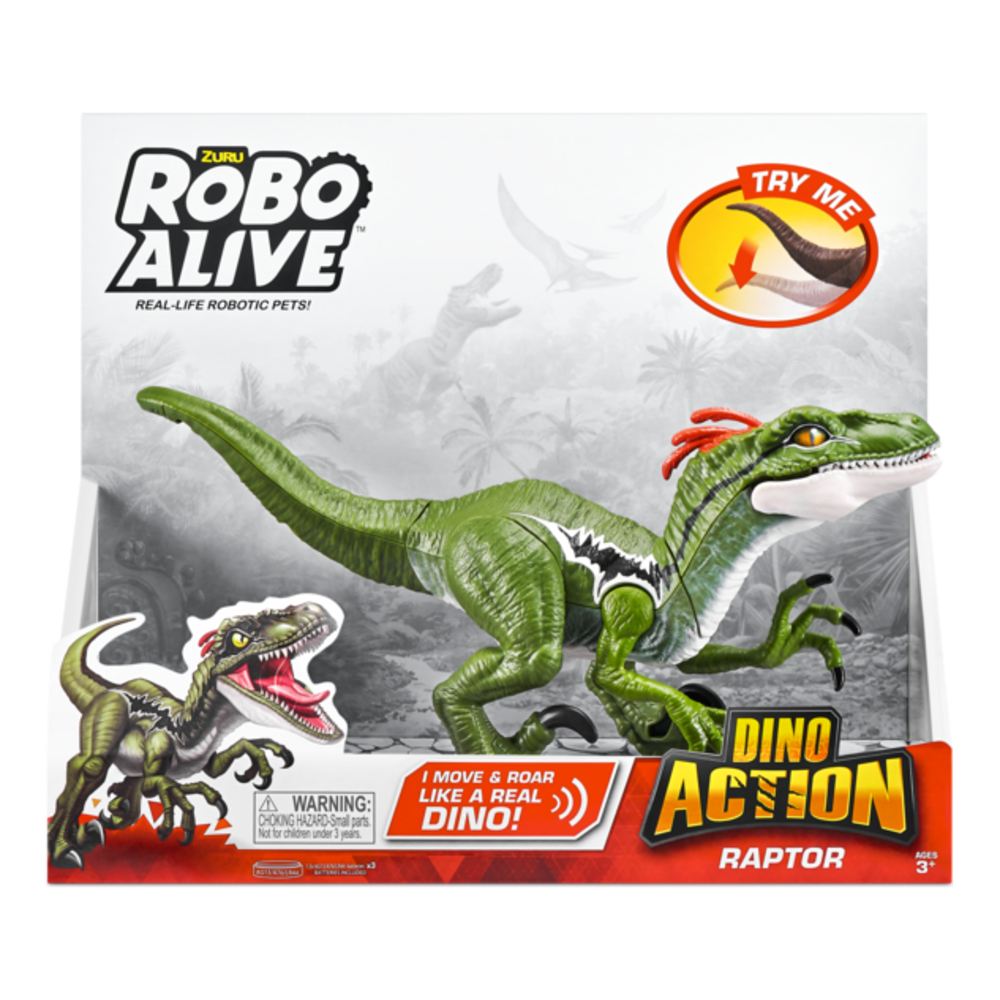 Robo Alive Dino Action Raptor Series 1