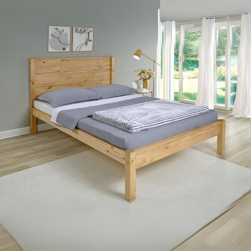 Barton 5FT Bed - Waxed Pine