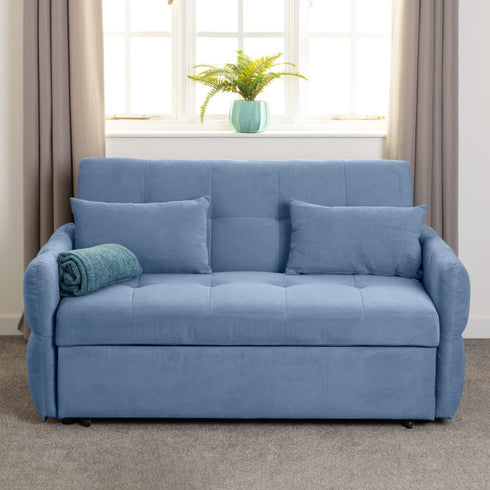 Chelsea Sofa Bed - Blue Fabric