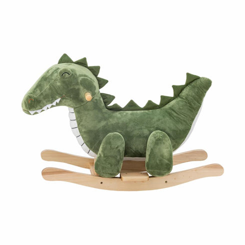 Bloomingville Mini Arnie Rocking Toy Crocodile - Green Polyester