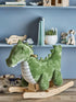 Bloomingville Mini Arnie Rocking Toy Crocodile - Green Polyester