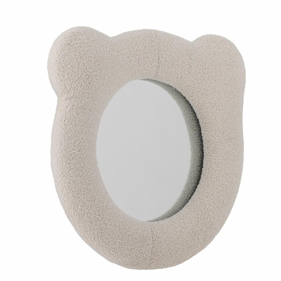 Bloomingville Mini Baily Wall Mirror - White Polyester