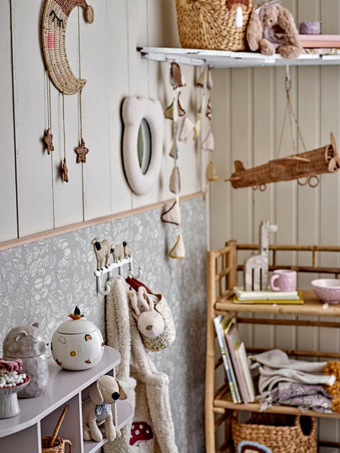 Bloomingville Mini Baily Wall Mirror - White Polyester