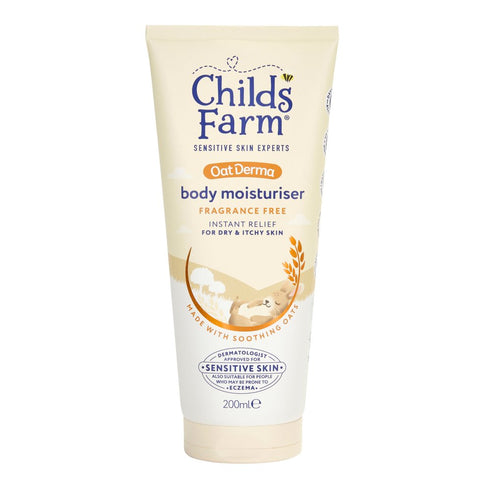 Childs Farm Oatderma Moisturiser Fragrance Free 200ml