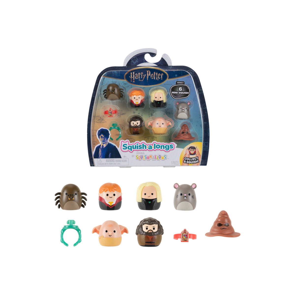 Squishalongs - Harry Potter 6 Fig Pack Style 2 W1