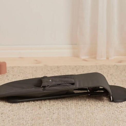 BabyBjörn Baby Bouncers Balance Soft- Woven/Jersey Tri Fabric, Dark Grey