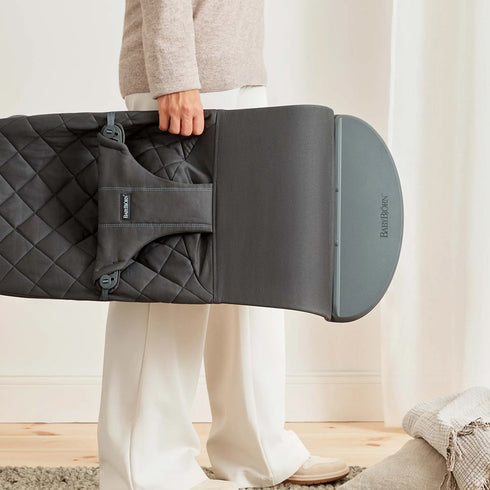 BabyBjörn Baby Bouncers BLISS Woven, Classic Quilt, Anthracite