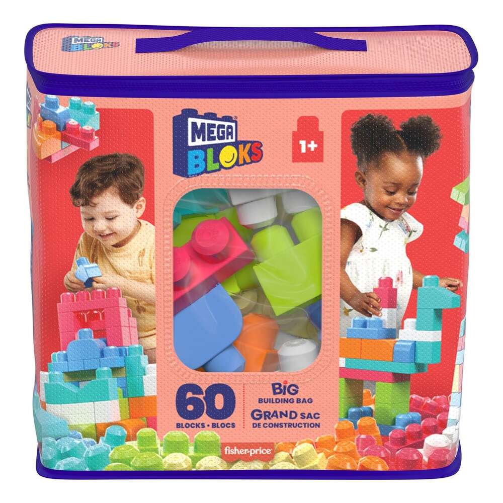 Mega Bloks Big Building Bag Pink