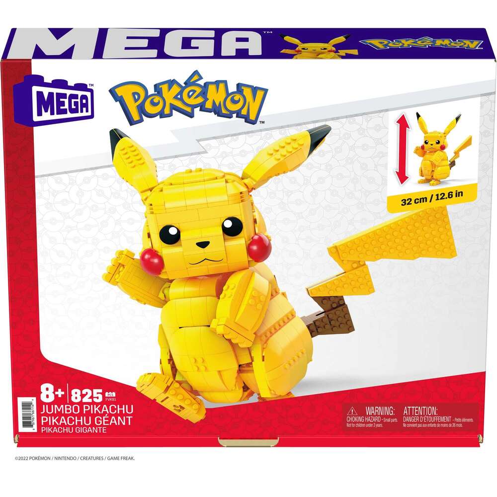 Mega Construx Pokemon Jumbo Pikachu