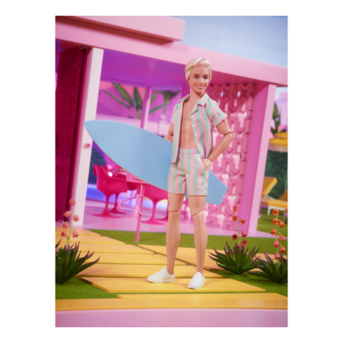 Barbie Movie Ken Pastel Stripes Beach Set