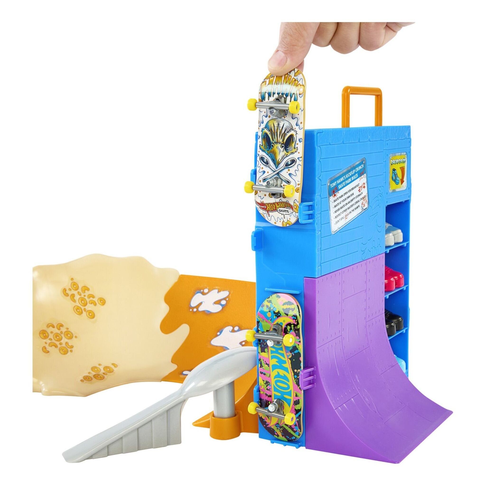 Hot Wheels Tony Hawk Cereal Skate Park