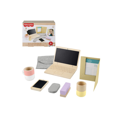 Fisher Price Wooden Work From Home Set