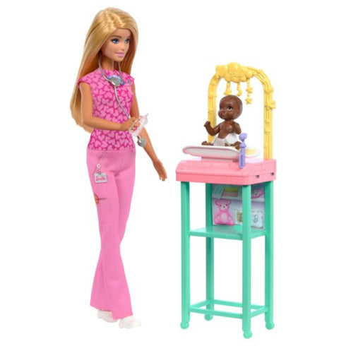 Barbie Nuturing Baby Doctor Playset