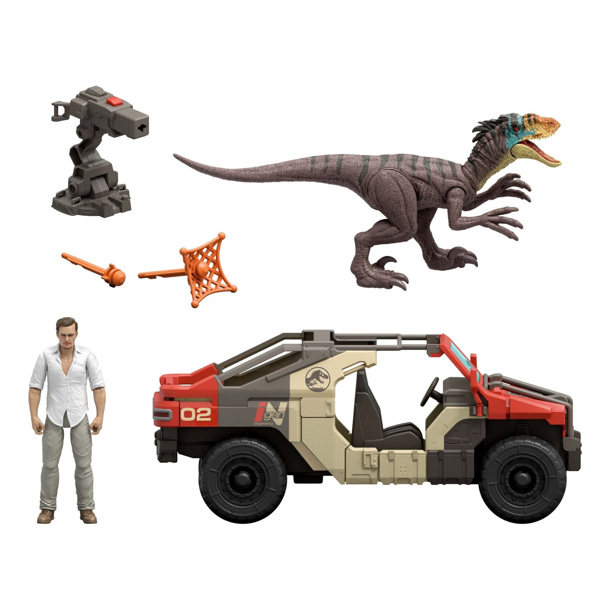 Jurassic World Saga Feature Vehicle Set