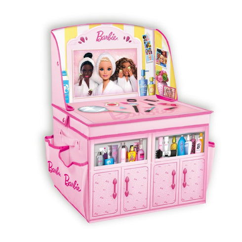Barbie 2 in 1 Foldable Role Play Vanity Storage