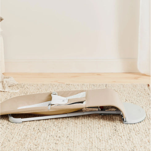 BabyBjörn Baby Bouncers Balance Soft- Woven/ Jersey, Beige/Grey