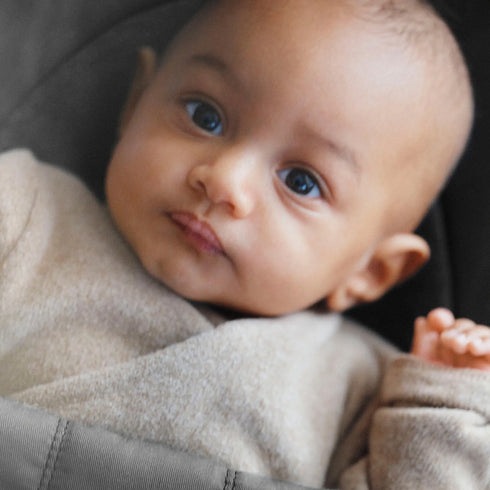 BabyBjörn Baby Bouncers Balance Soft- Woven/Jersey Tri Fabric, Dark Grey