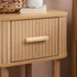 Axel 1 Drawer Fluted Bedside Oak