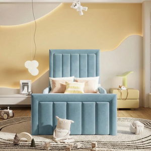 Plush Velvet Ice Blue