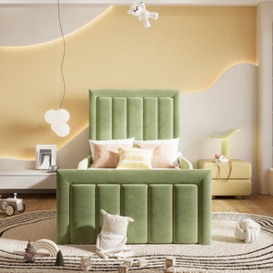 Plush Velvet Light Green