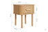 Axel 1 Drawer Fluted Bedside Oak