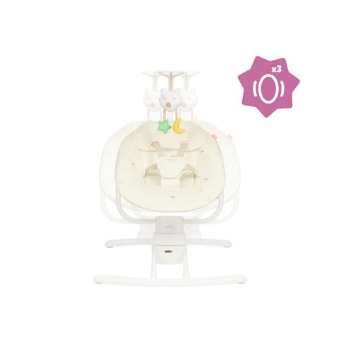 Badabulle Lateral Swing With Remote - Cream