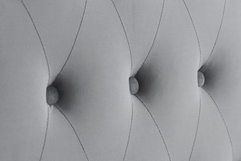 Balmoral Fabric Bed Grey Velvet