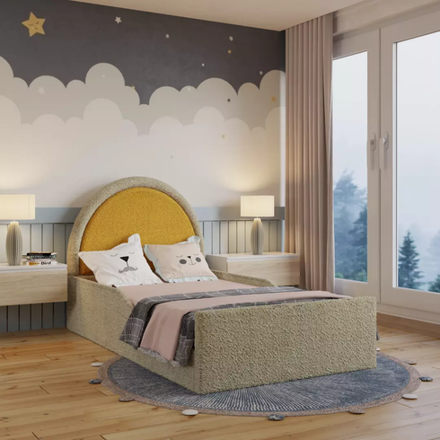 Doodle Curve Kids Bed