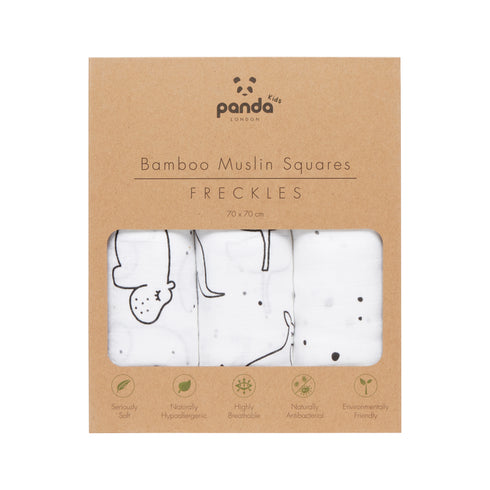 Panda London Bamboo Baby Muslins - Squares