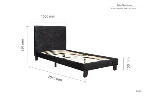 Berlin Fabric Bed