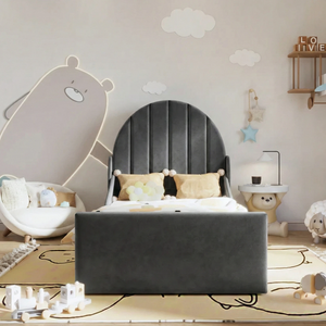 Plush Velvet Charcoal