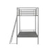 Brandon 3FT Bunk Bed - Silver
