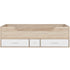 Camden Cabin Bed White & Oak Effect