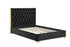 Chelsea Fabric Bed Black