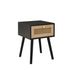 Croxley 1 Drawer Rattan Bedside