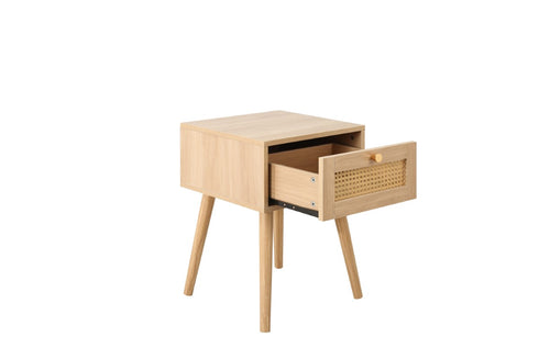 Croxley 1 Drawer Rattan Bedside