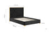 Chelsea Fabric Bed Black