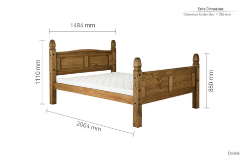 Corona High End Bed
