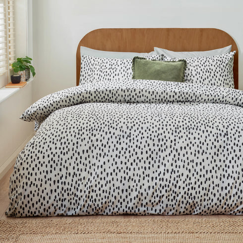 Dottie Printed Duvet Cover Set Multicolour