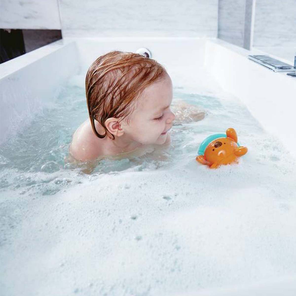 Hape Swimmer Teddy Wind-Up Toy