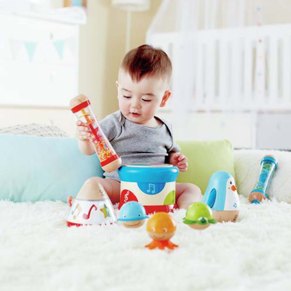 Hape Beaded Raindrops- Blue