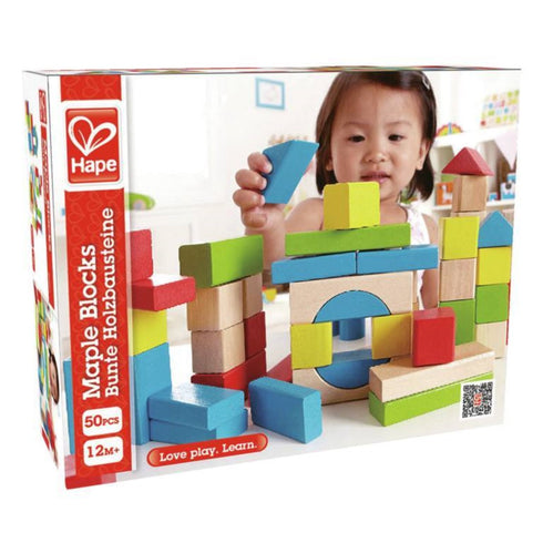 Hape 50pcs Maple Blocks