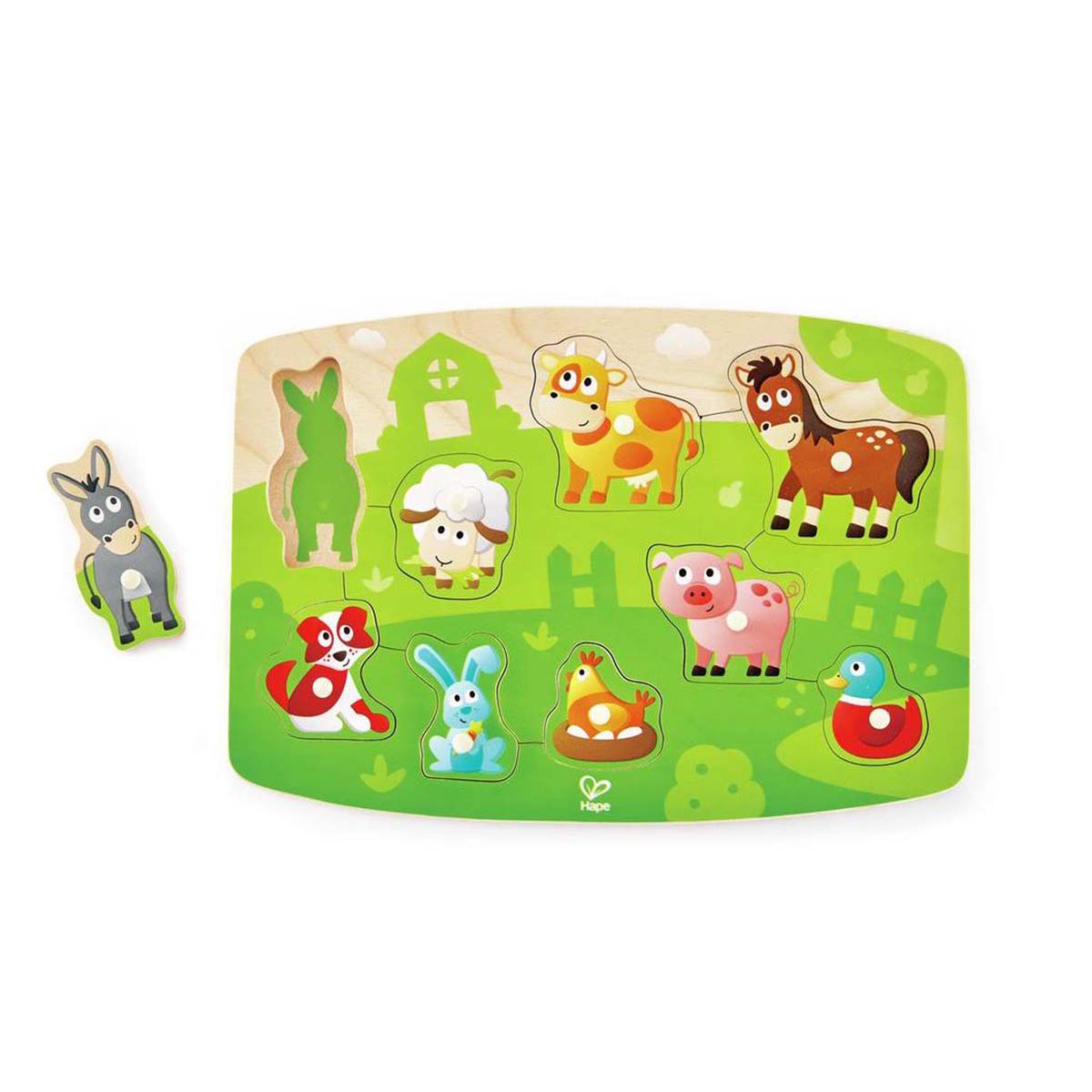 Hape Farmyard Peg Puzzle
