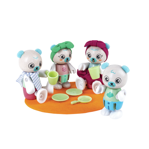 Hape Polar Bear Family